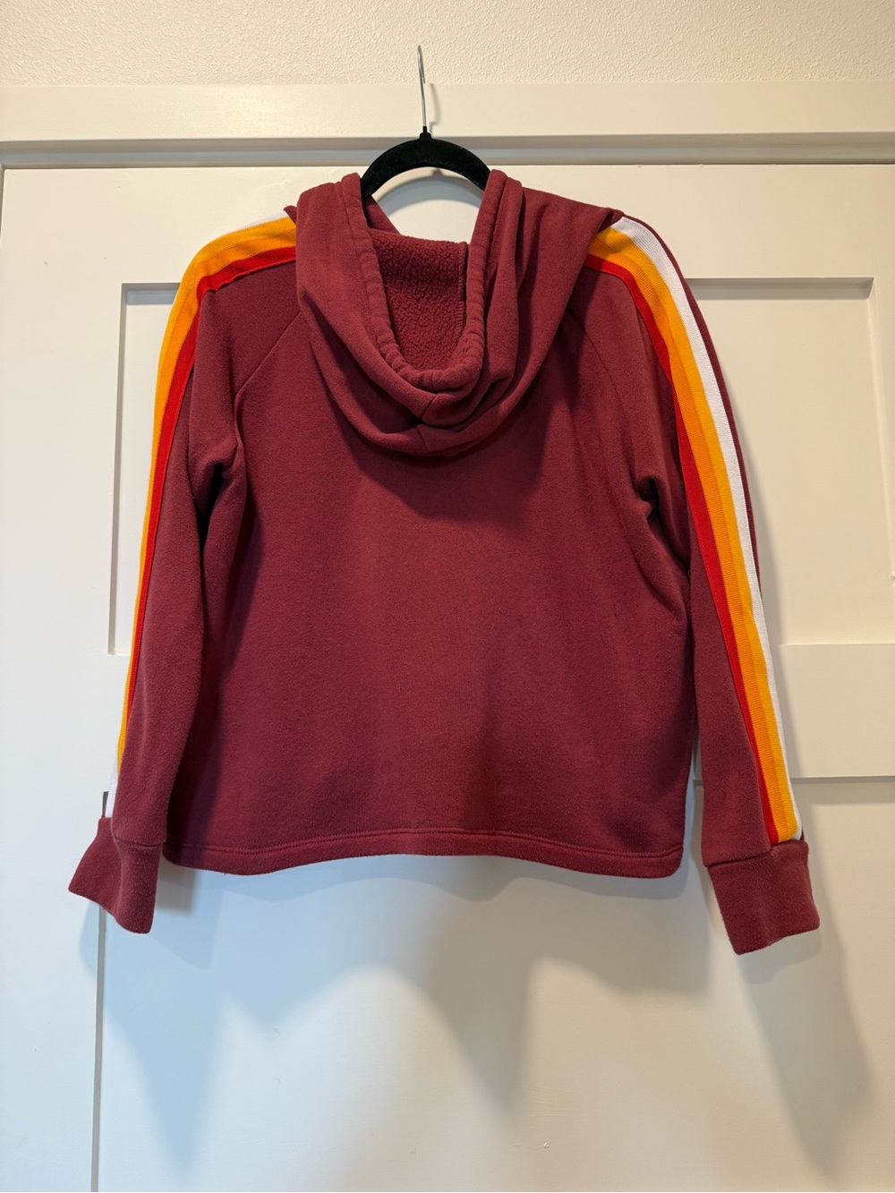 Brandi Carlile’s Girls just wanna vintage hoodie with Retro Stripe Sleeves - Picture 2 of 2